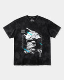 Camiseta Miguel Angel Big Front Oversize Acid Negro