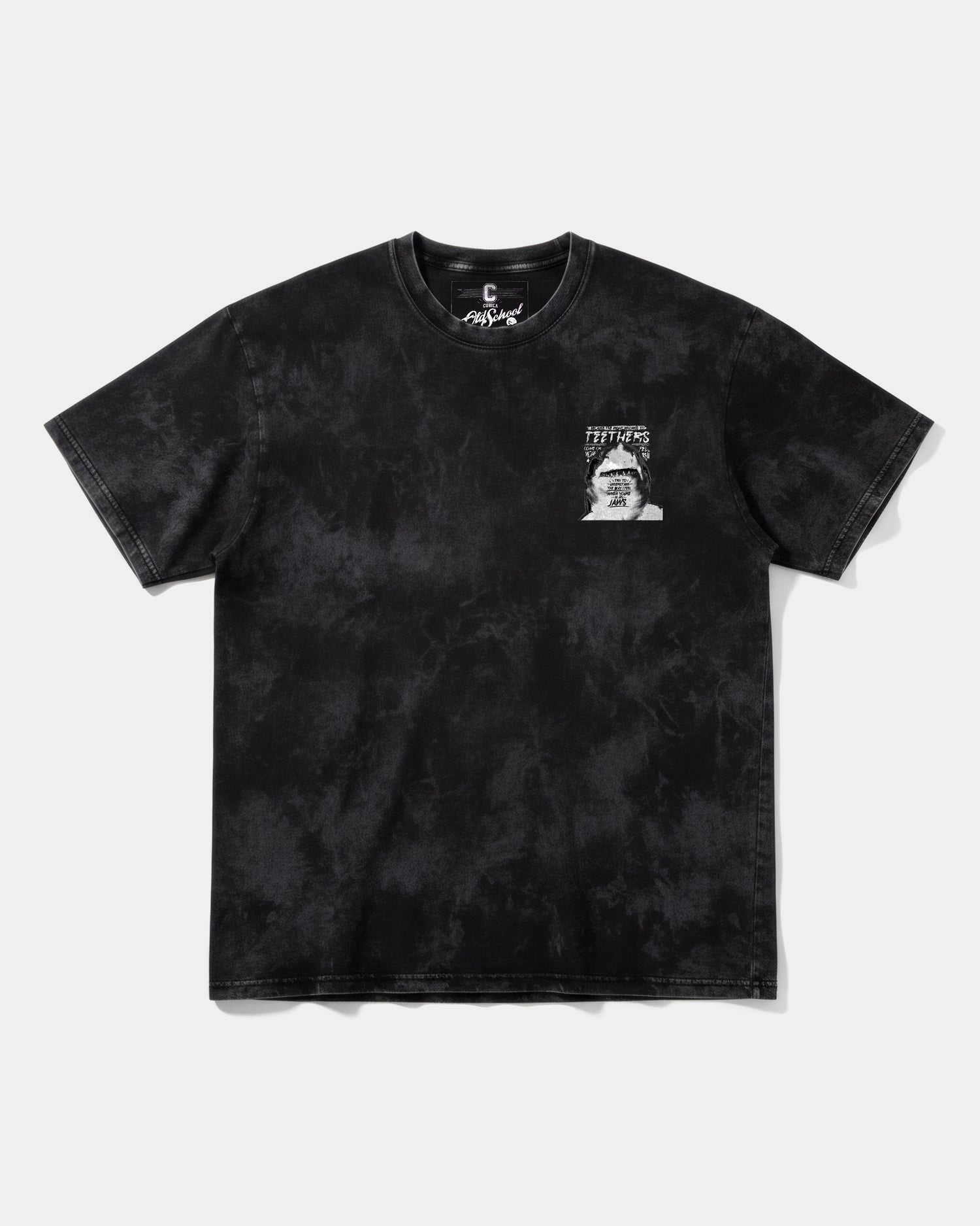 Camiseta Teethers Pocket Front Oversize Acid Negro
