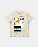 Camiseta Traveling In The Sky Big Front Regular Basic Beige