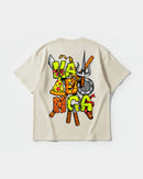 Camiseta Kawabonga Big Back Oversize Basic Beige