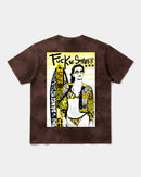 Camiseta Fuck The Summer Big Back Oversize Acid Marron