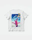 Camiseta Life Is Pleasant Big Back Regular Basic Blanco
