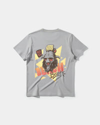 Camiseta Party Now Big Back Regular Basic Gris