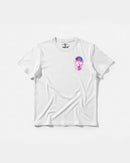 Camiseta Space Skull Pocket Front Regular Basic Blanco