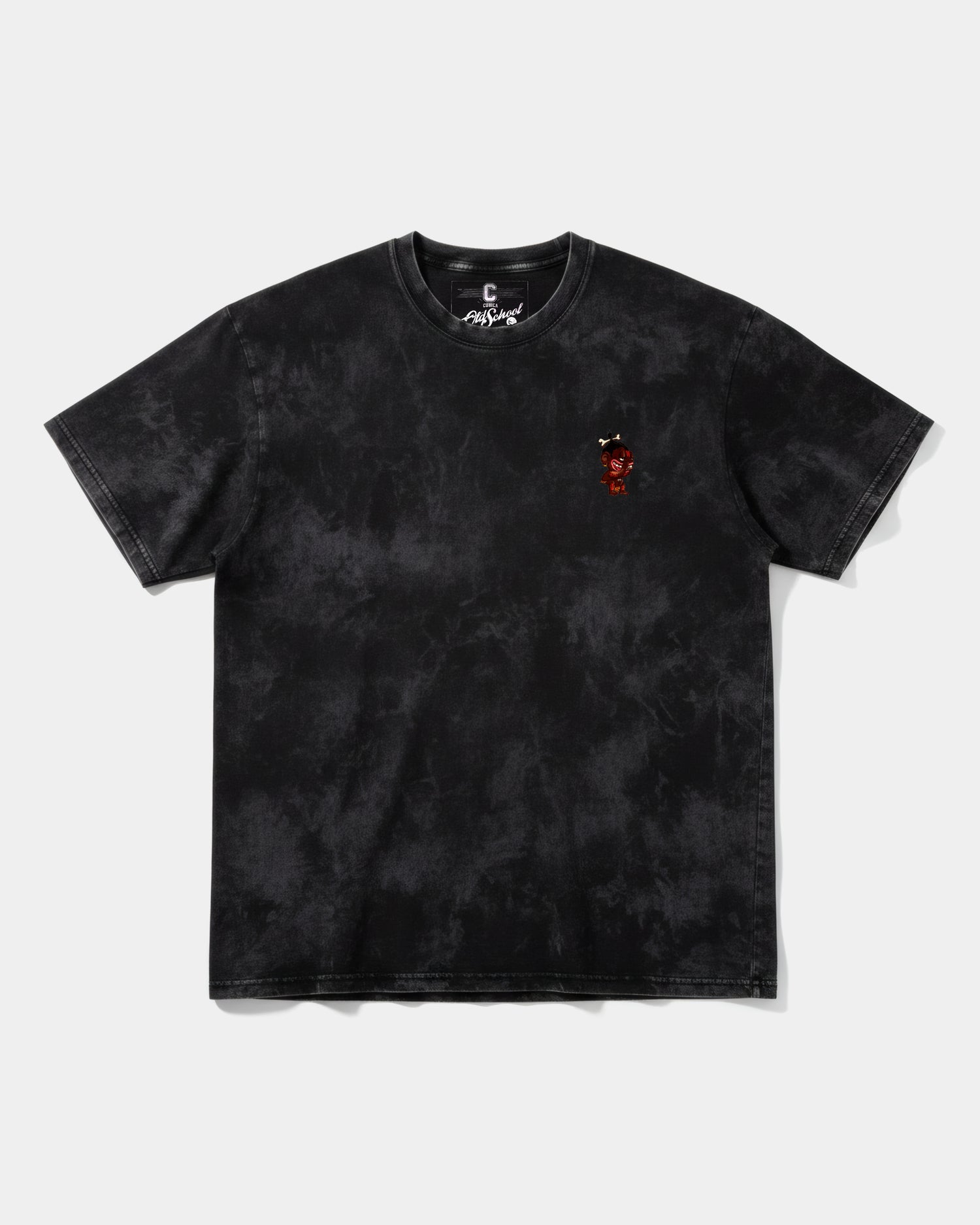 Camiseta Ungaunga Solo Pocket Front Oversize Acid Negro