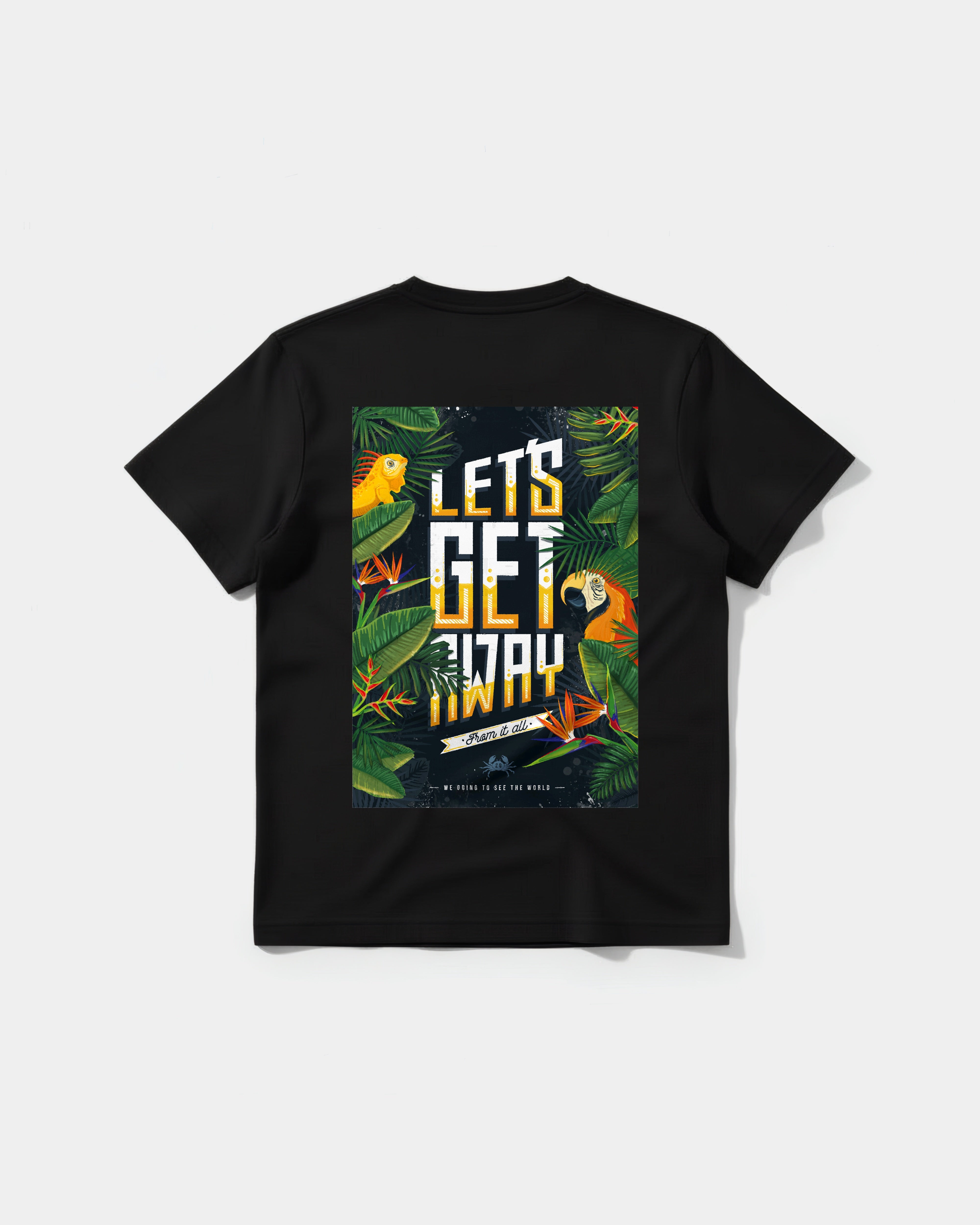 Camiseta Let's Get Away Big Back Regular Basic