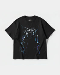 Camiseta Cubirayo Big Front Oversize Basic Negro