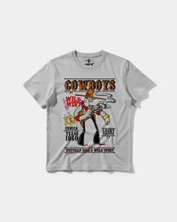 Camiseta Cowboys Big Front Regular Basic Gris
