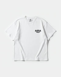 Camiseta Fresh Drink White Pocket Front Oversize Basic Blanco