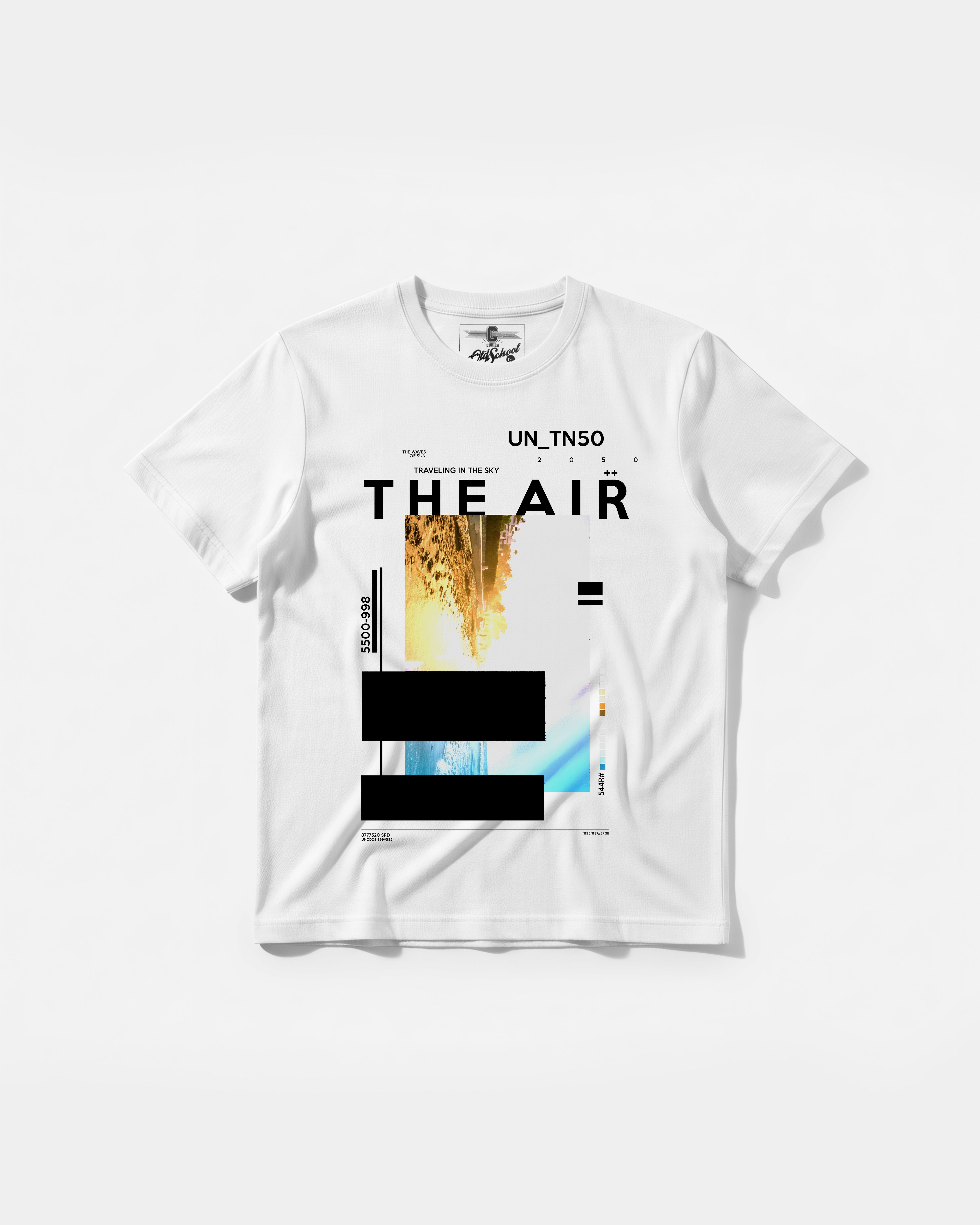 Camiseta Traveling In The Sky Big Front Regular Basic