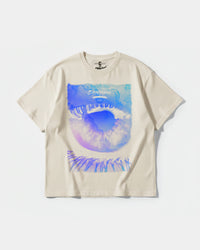 Camiseta Escapando Big Front Oversize Basic Beige