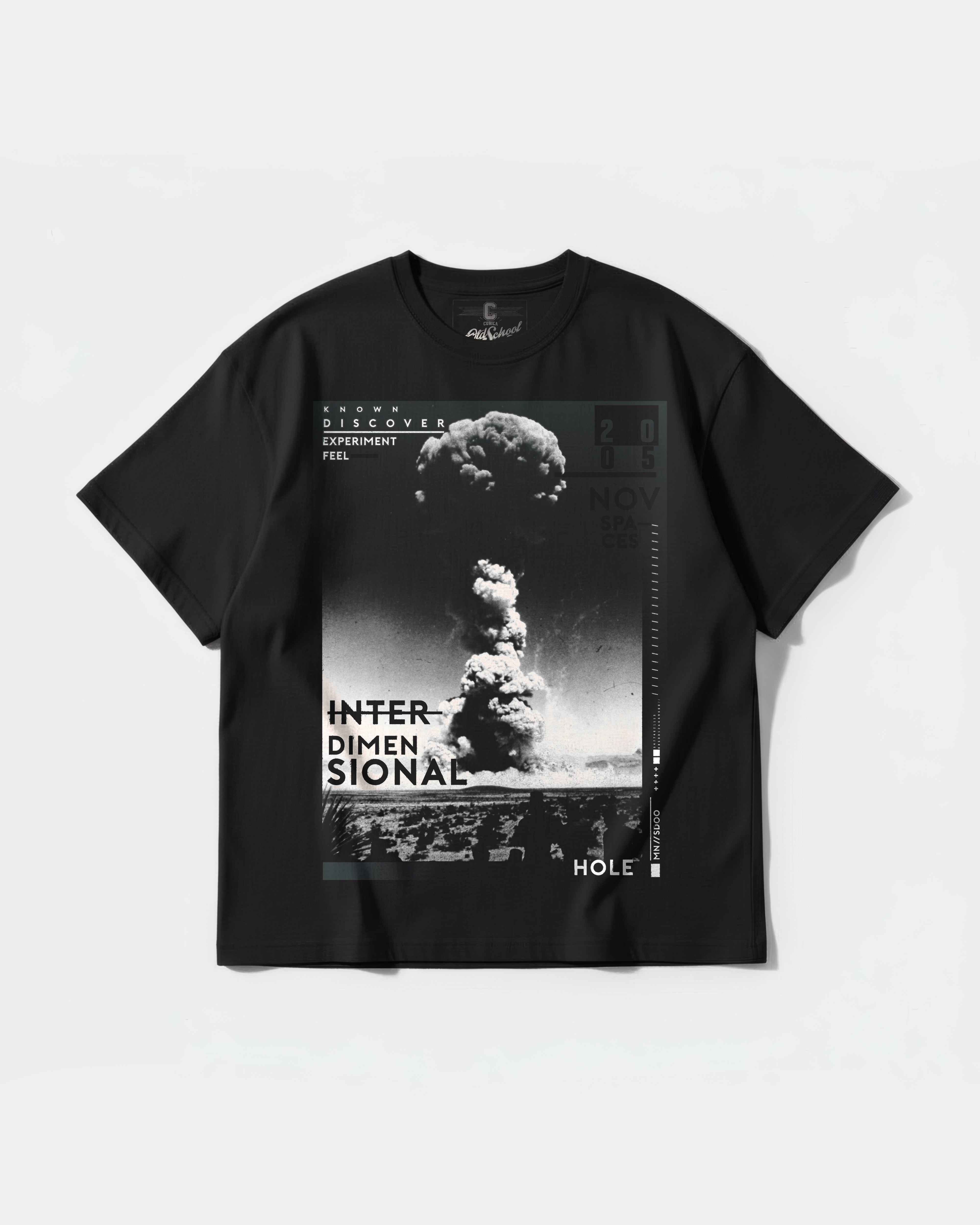 Camiseta Interdimensional Big Front Oversize Basic