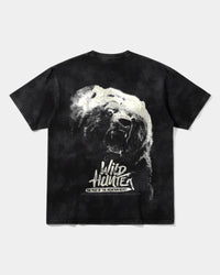Camiseta Wild Hunter Pocket Front Oversize Acid Negro