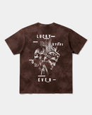 Camiseta Lucky Big Back Oversize Acid Marron