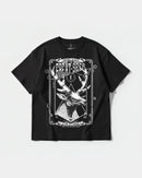 Camiseta The Seer Big Front Oversize Basic Negro