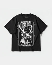 Camiseta The Seer Big Front Oversize Basic Negro