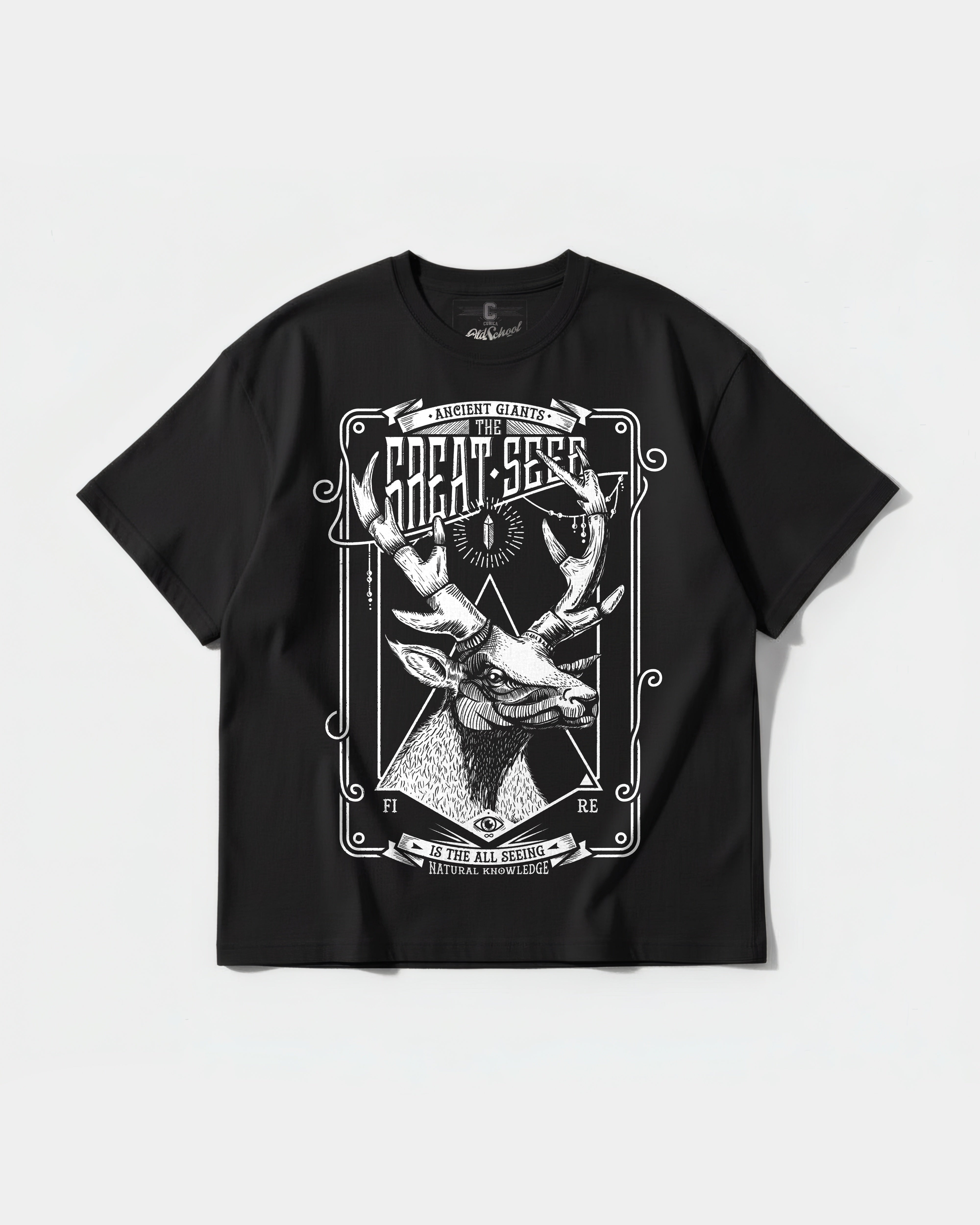 Camiseta The Seer Big Front Oversize Basic