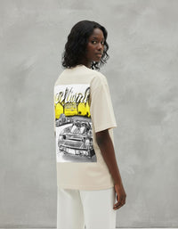 Modelo mide 1,65m y usa talla S