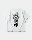 Camiseta Pina Calavera Big Back Oversize Basic Blanco