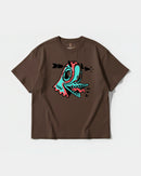 Camiseta Crazy Paloma Big Front Oversize Basic Marron