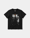 Camiseta Woman Gun Big Front Regular Basic Negro