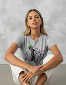 Modelo mide 1,63m y usa talla S
