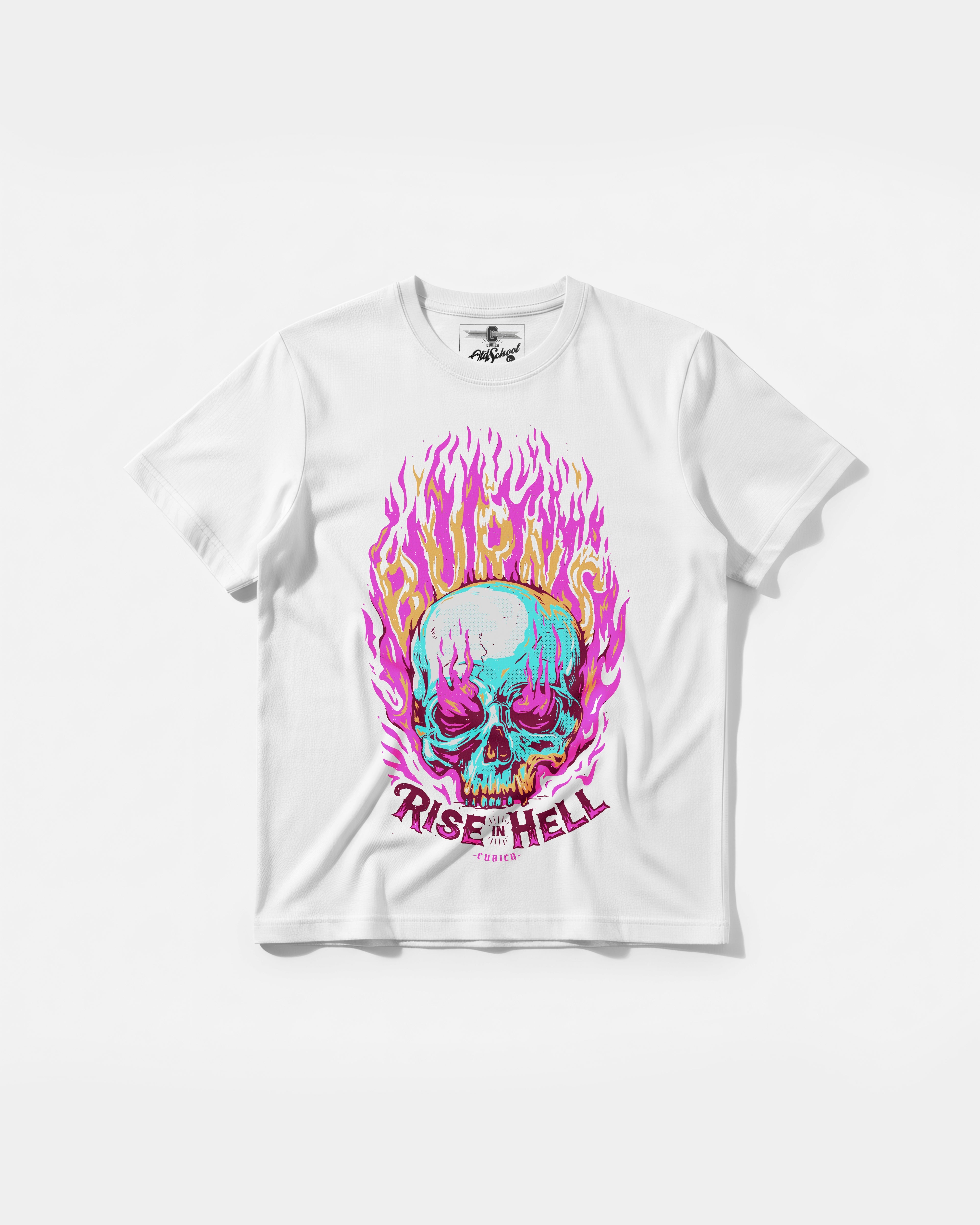 Camiseta Rise In Hell Big Front Regular Basic