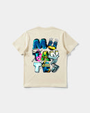 Camiseta Mutantes Big Back Regular Basic Beige