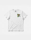 Camiseta Tiger Skull Pocket Front Regular Basic Blanco