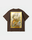 Camiseta Majestic Jupiter Big Back Oversize Basic Marron