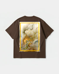 Camiseta Majestic Jupiter Big Back Oversize Basic Marron