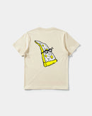 Camiseta Pizza Geek Big Back Regular Basic Beige