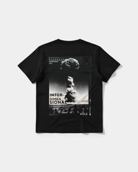 Camiseta Interdimensional Big Back Regular Basic Negro