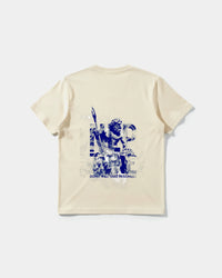 Camiseta Poseidon Big Back Regular Basic Beige