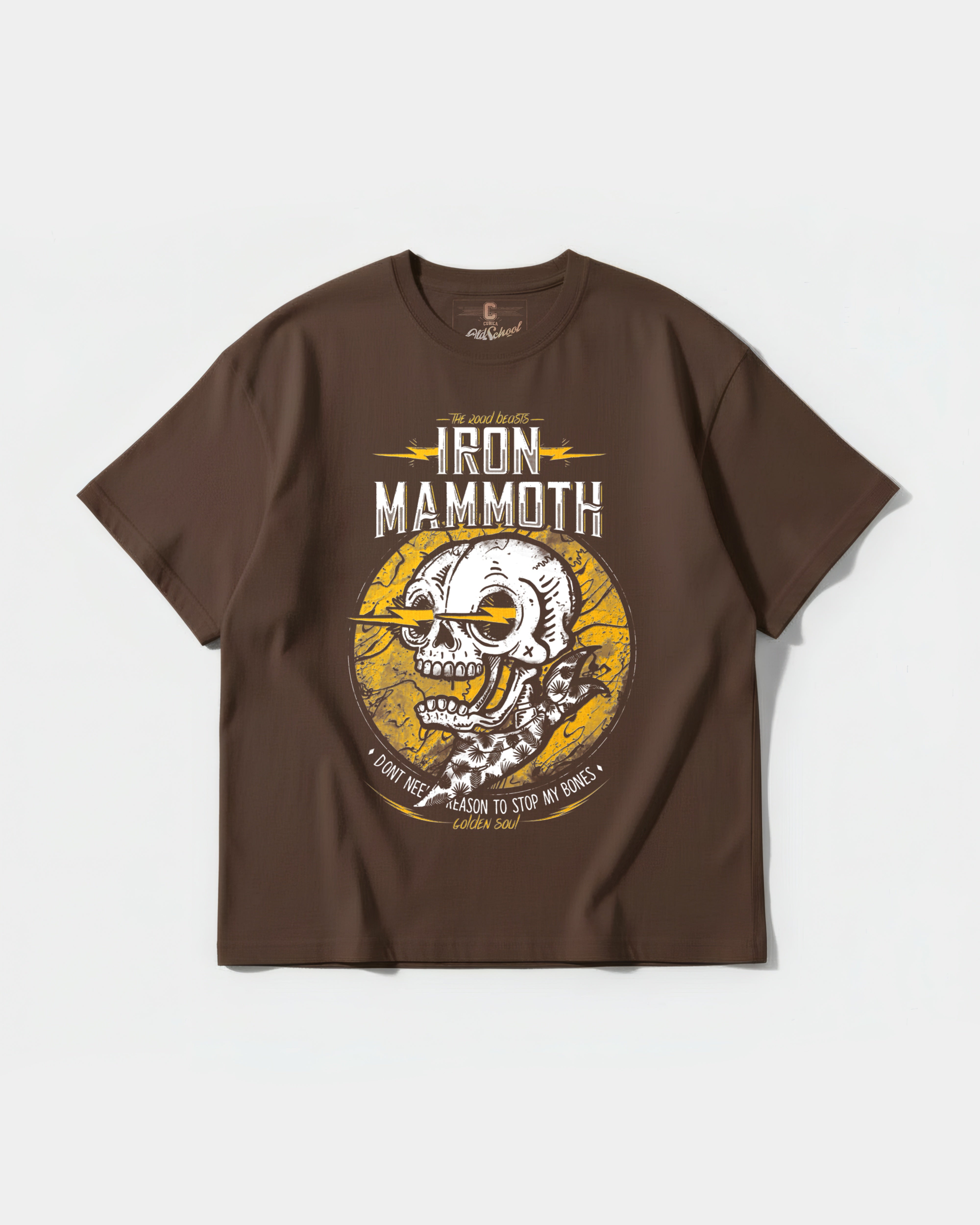 Camiseta Iron Mammoth Big Front Oversize Basic