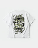 Camiseta Party On Pocket Front Oversize Basic Blanco