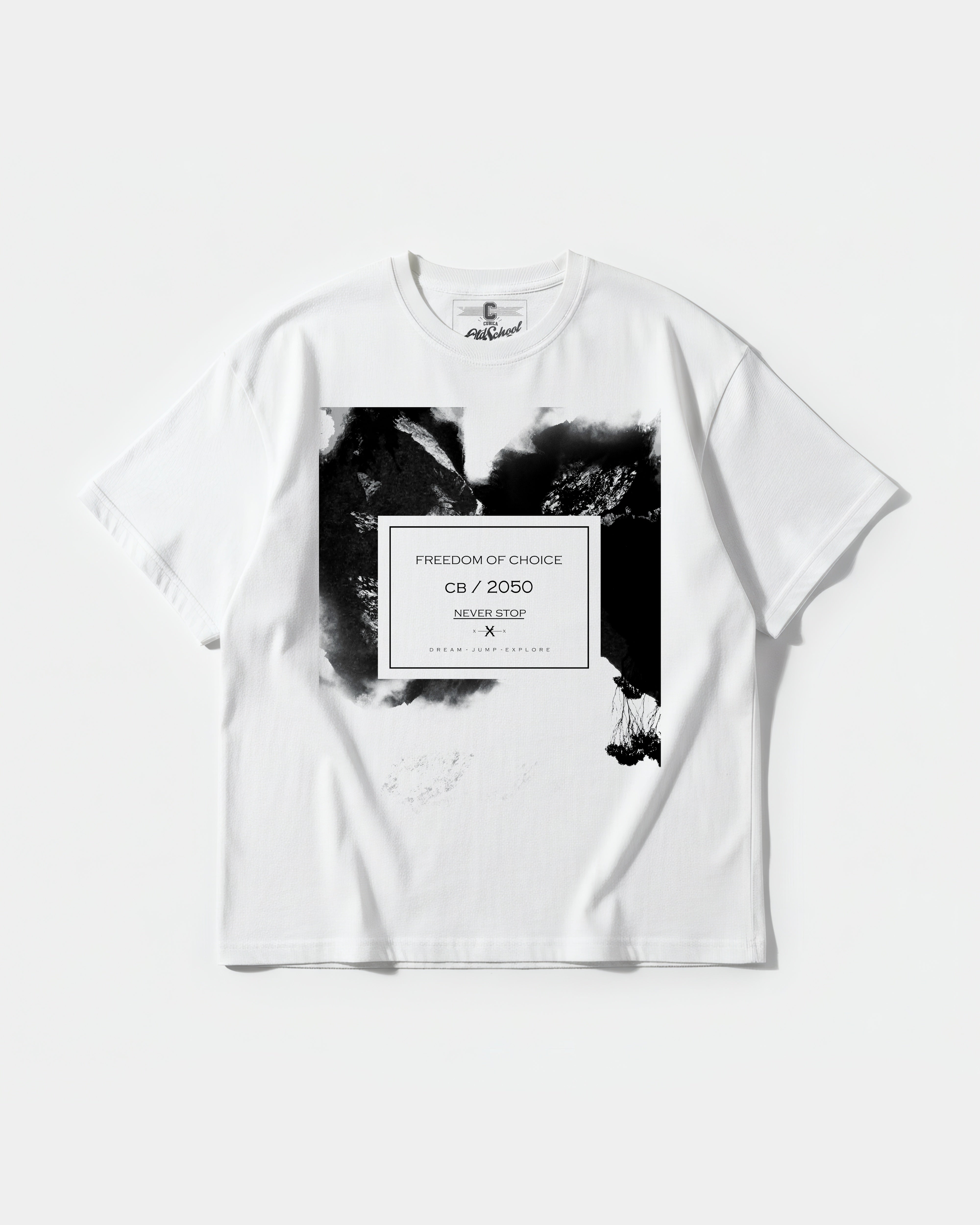 Camiseta Freedom Of Choice Big Front Oversize Basic
