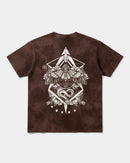 Camiseta Fire Wings Big Back Oversize Acid Marron