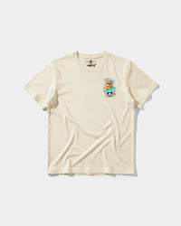 Camiseta Tio Sam White Big Front Regular Basic Beige