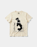 Camiseta Opbe Big Front Regular Basic Beige