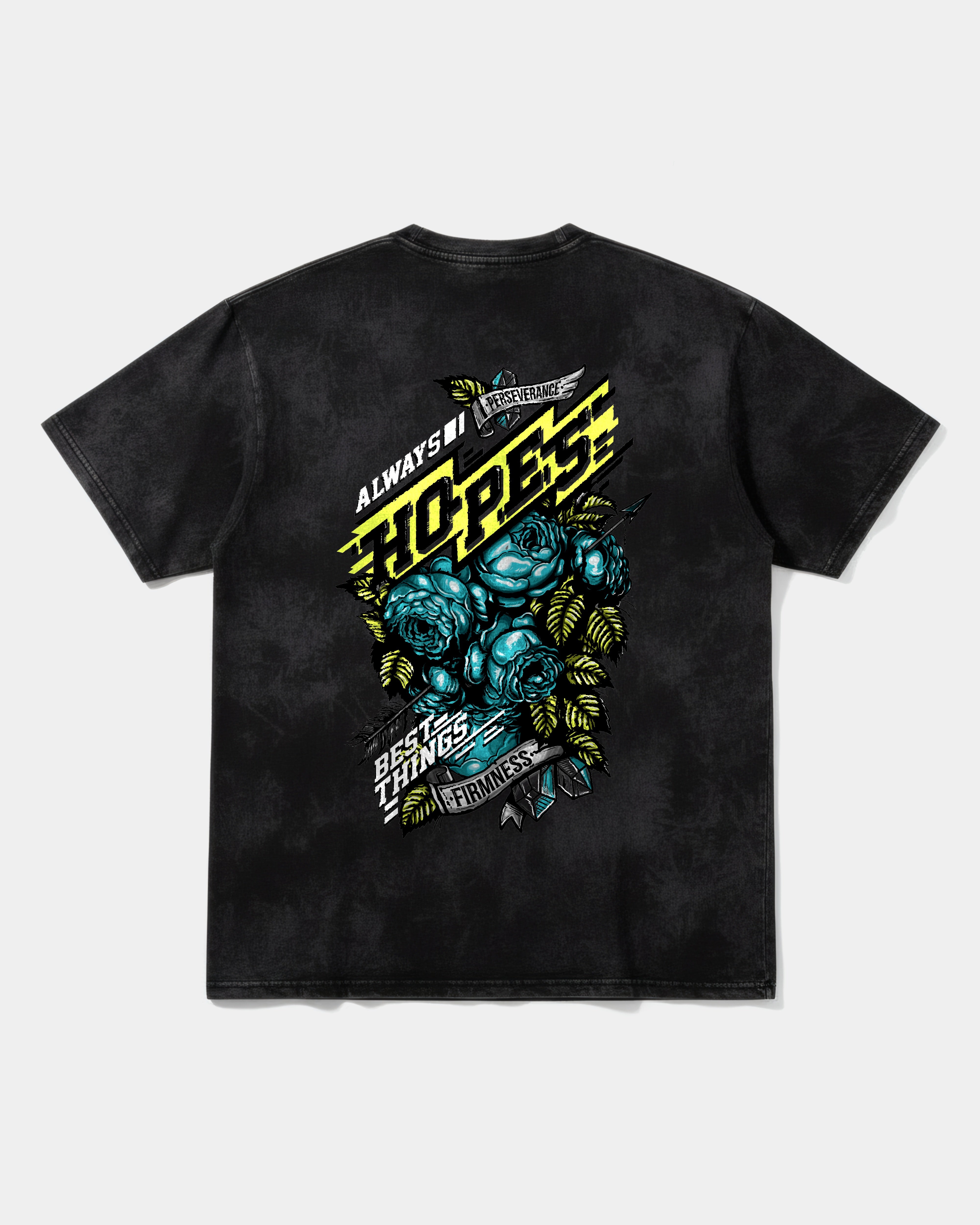 Camiseta Hopes Big Back Oversize Acid