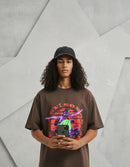 Modelo mide 1,83m y usa talla L