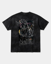 Camiseta Cubica Grateful Big Back Oversize Acid Negro