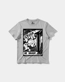 Camiseta Hero Of The Wave Big Front Regular Basic Gris