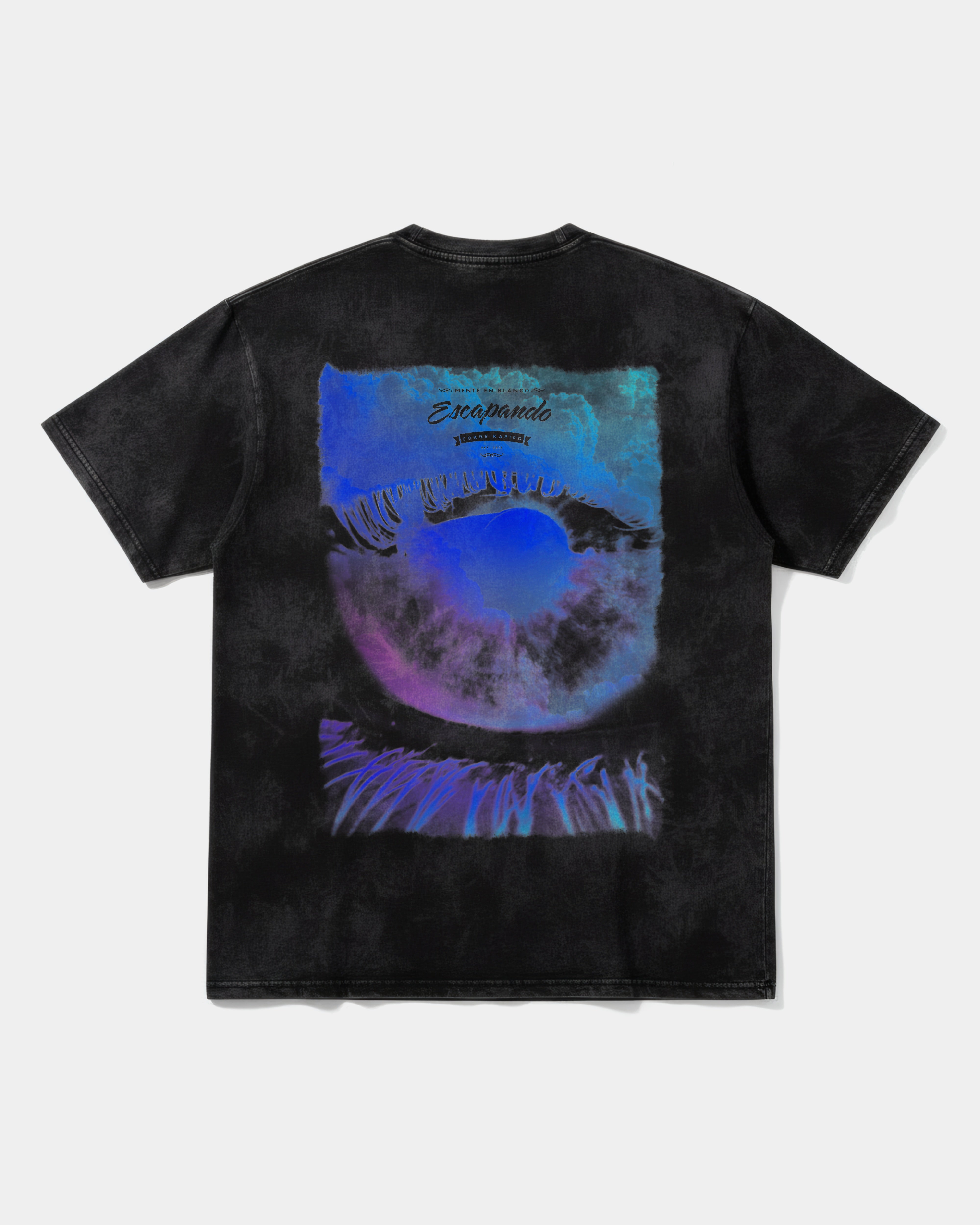 Camiseta Escapando Big Back Oversize Acid