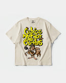 Camiseta Not For Chickens Big Front Oversize Basic Beige