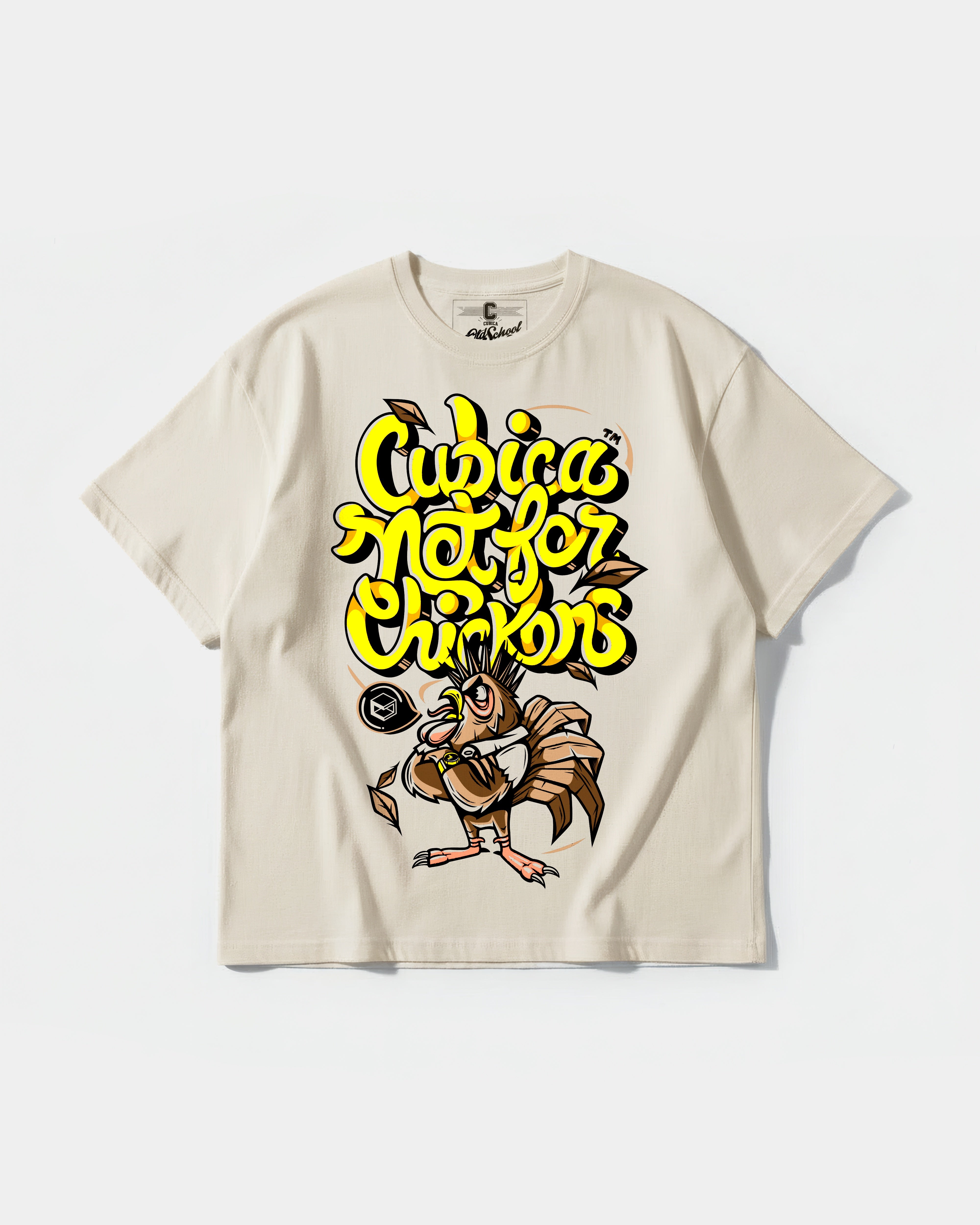 Camiseta Not For Chickens Big Front Oversize Basic