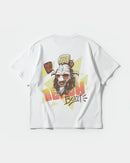 Camiseta Party Now Pocket Front Oversize Basic Blanco