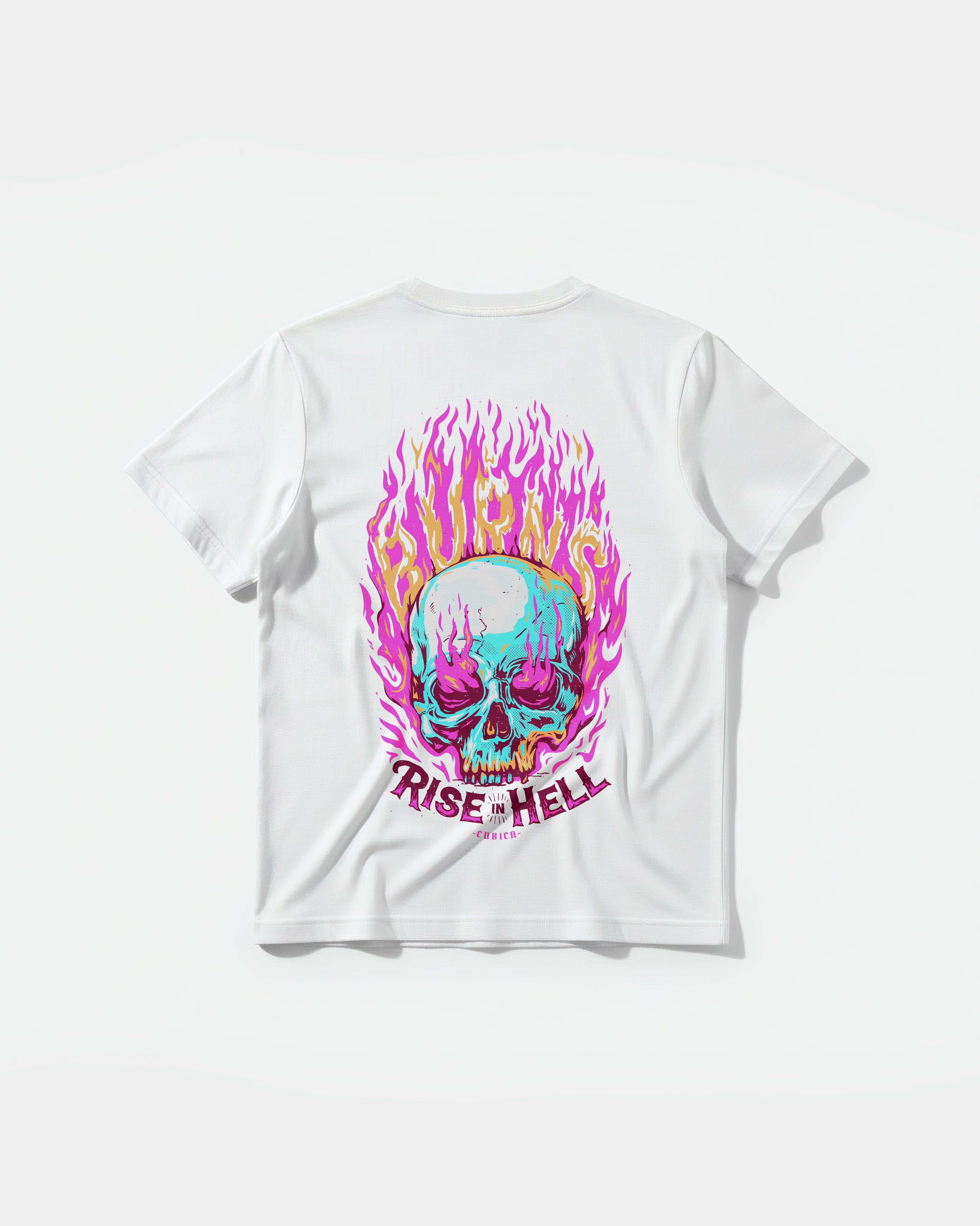 Camiseta Rise In Hell Pocket Espalda Regular Basic