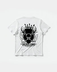 Camiseta Sacred Lunge Big Back Regular Basic Blanco